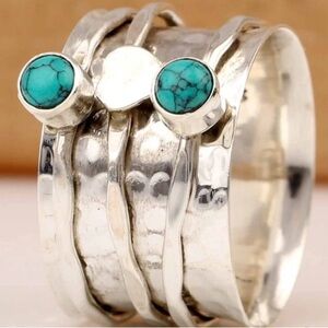 NWOT Sterling Silver Turquoise Ring